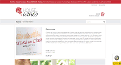 Desktop Screenshot of house-of-wines.com